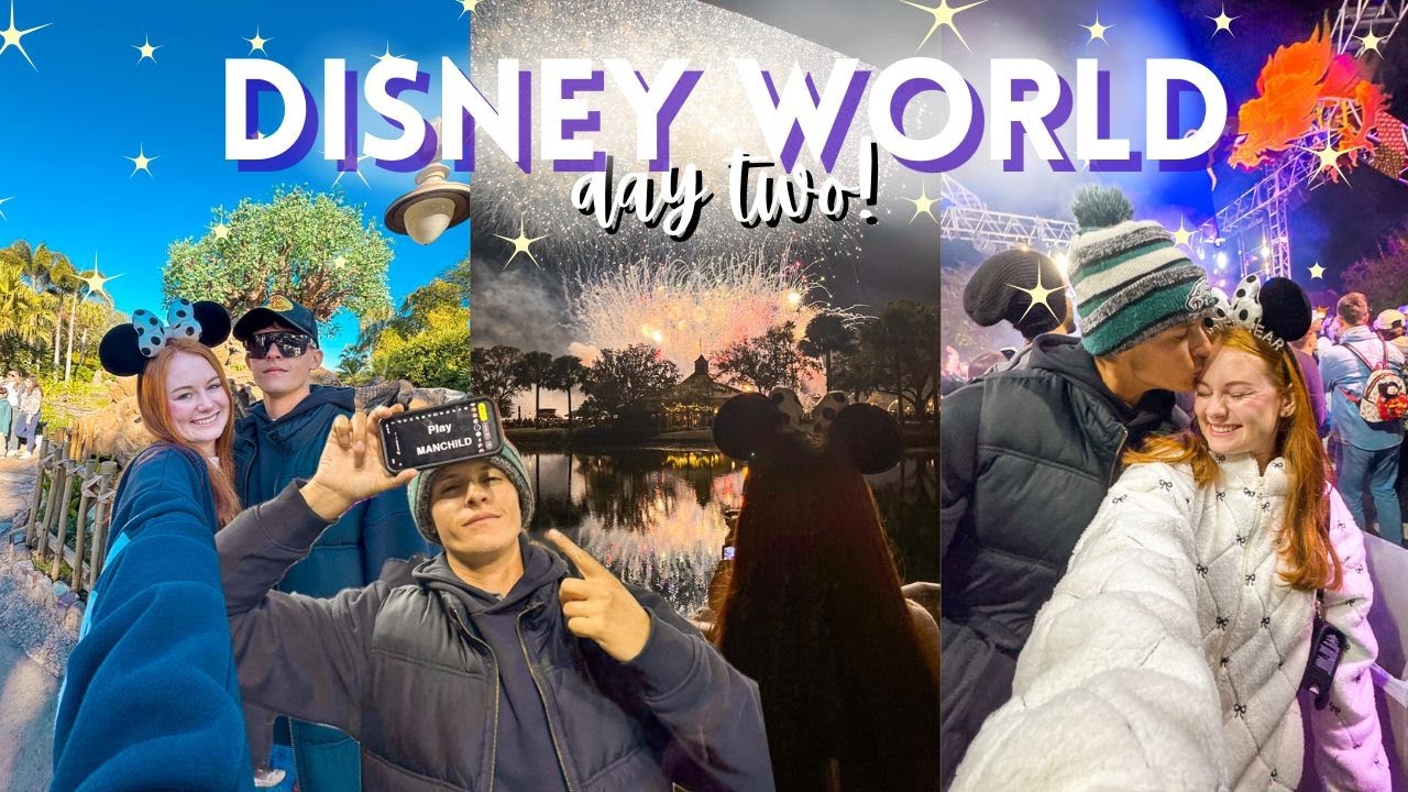 Видеоблог о Walt Disney World | Второй день | Animal Kingdom и Новый год в Epcot | Луиза Эмма✨🐭
