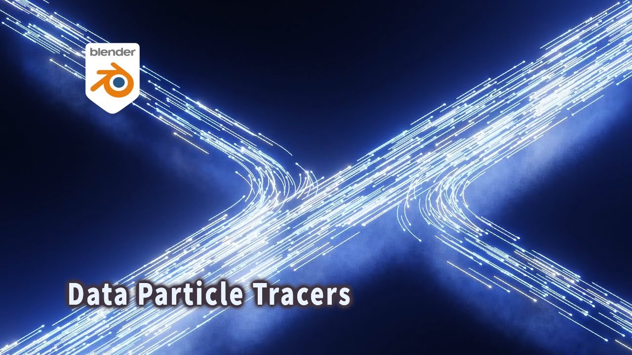 [Tut] Data Particle Tracers - Blender Geometry Nodes Simulation 4.1