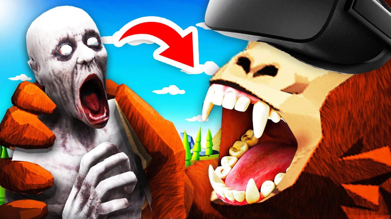Eating EVERY SCP In VR GORILLA SIMULATOR