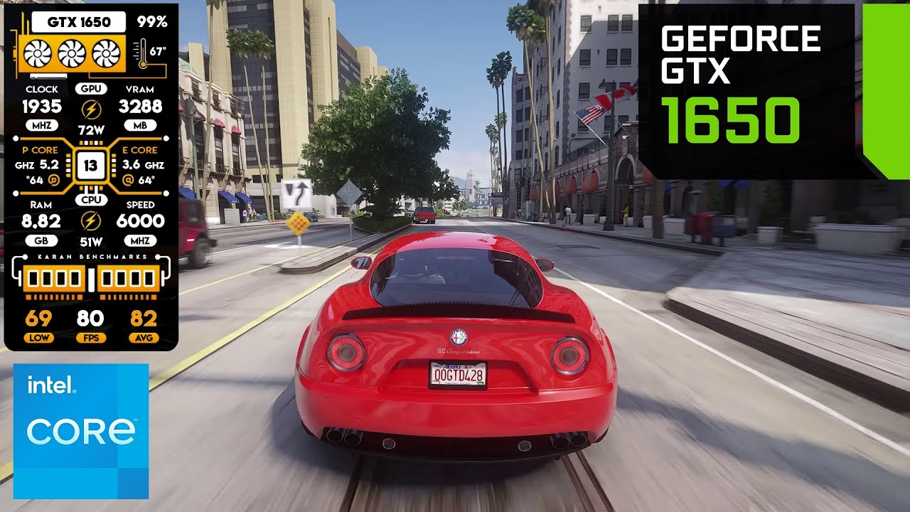 GTX 1650 | GTA 5 Enhanced | Can It Handle MAX Graphics in 2025?