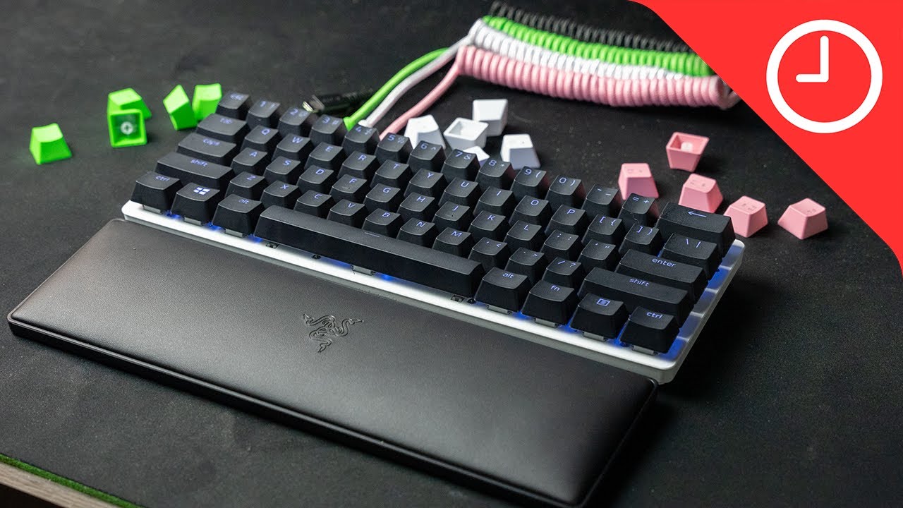 Персонализируйте свою клавиатуру Razer: колпачки клавиш PBT + спиральные кабели, колпачки клавиш ...