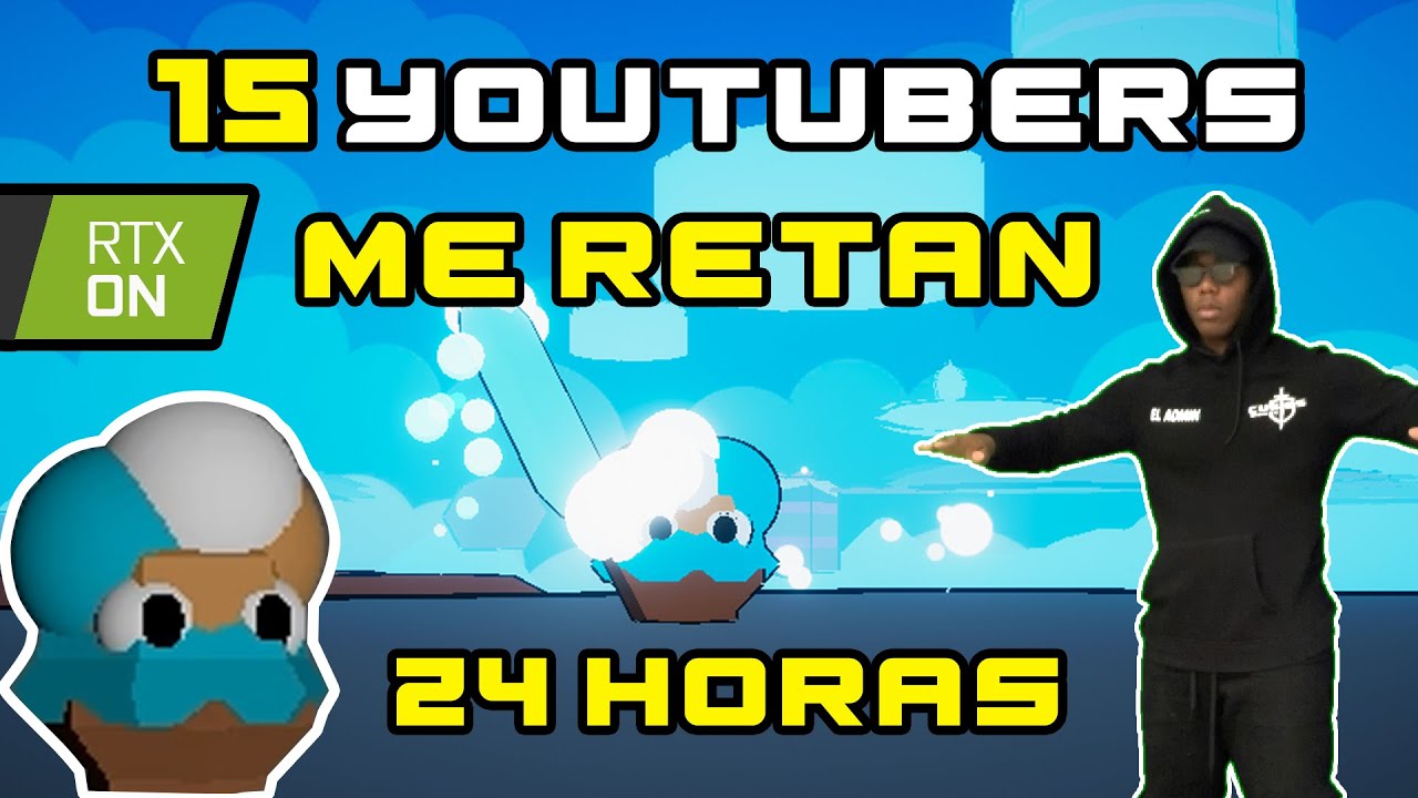YOUTBERS me RETAN a hacer un VIDEOJUEGO EN 24 HORAS
