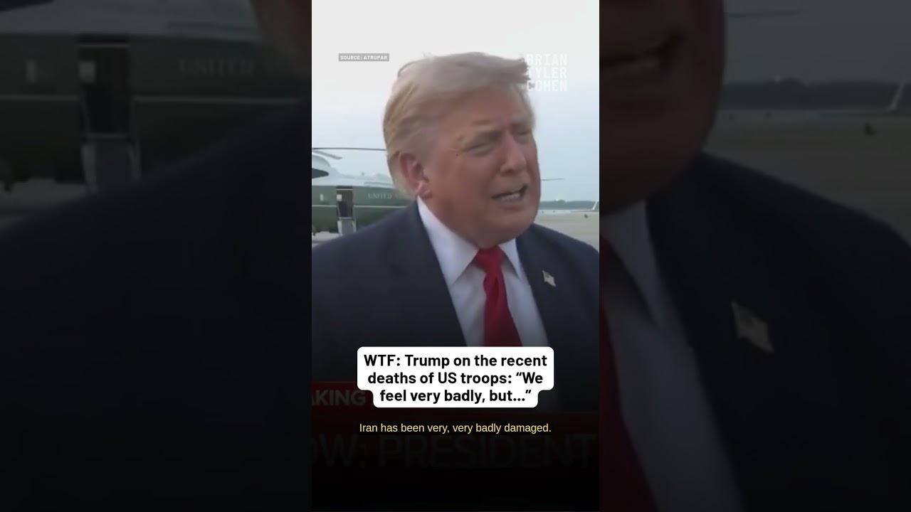 WTF: Trump on the recent deaths of US troops: &ldquo;We feel very badly, but...&rdquo;