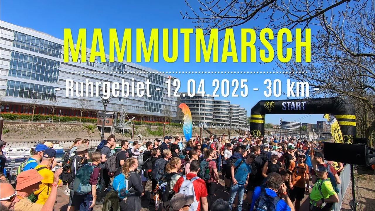 MAMMUTMARSCH Ruhrgebiet 2025 - 30 km - Throwback