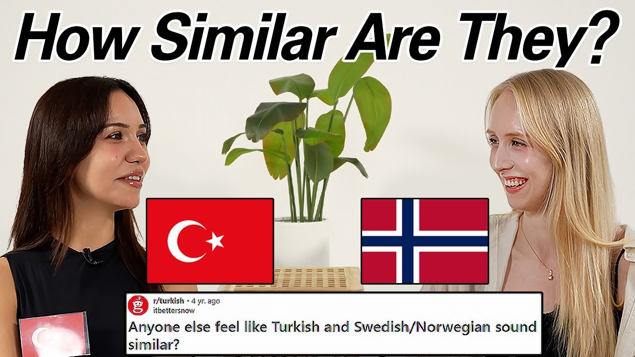 Why does Turkish Sound Like Norwegian? They Really Sounds Similar?