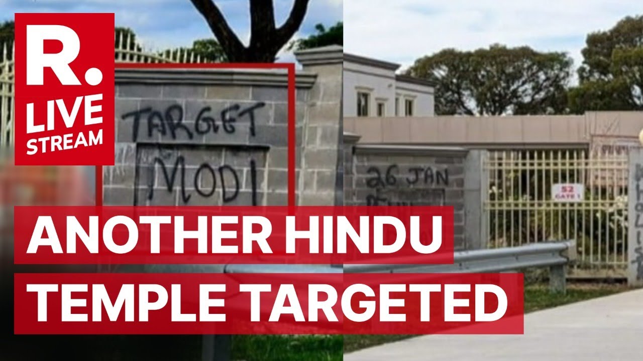 Another Hindu Temple Attacked in Australia's Melbourne; Second Attack In Four Days | LIVE