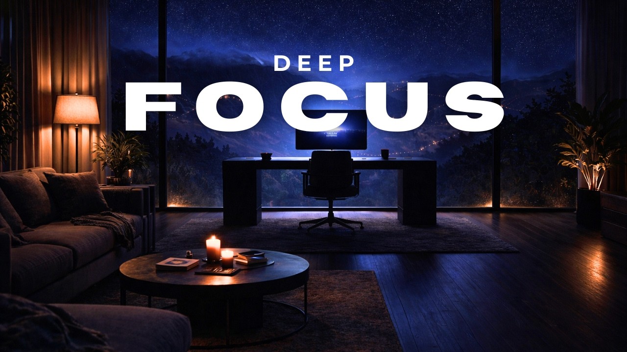 MIDNIGHT FOCUS 🌙 | Deep Work Music After Dark