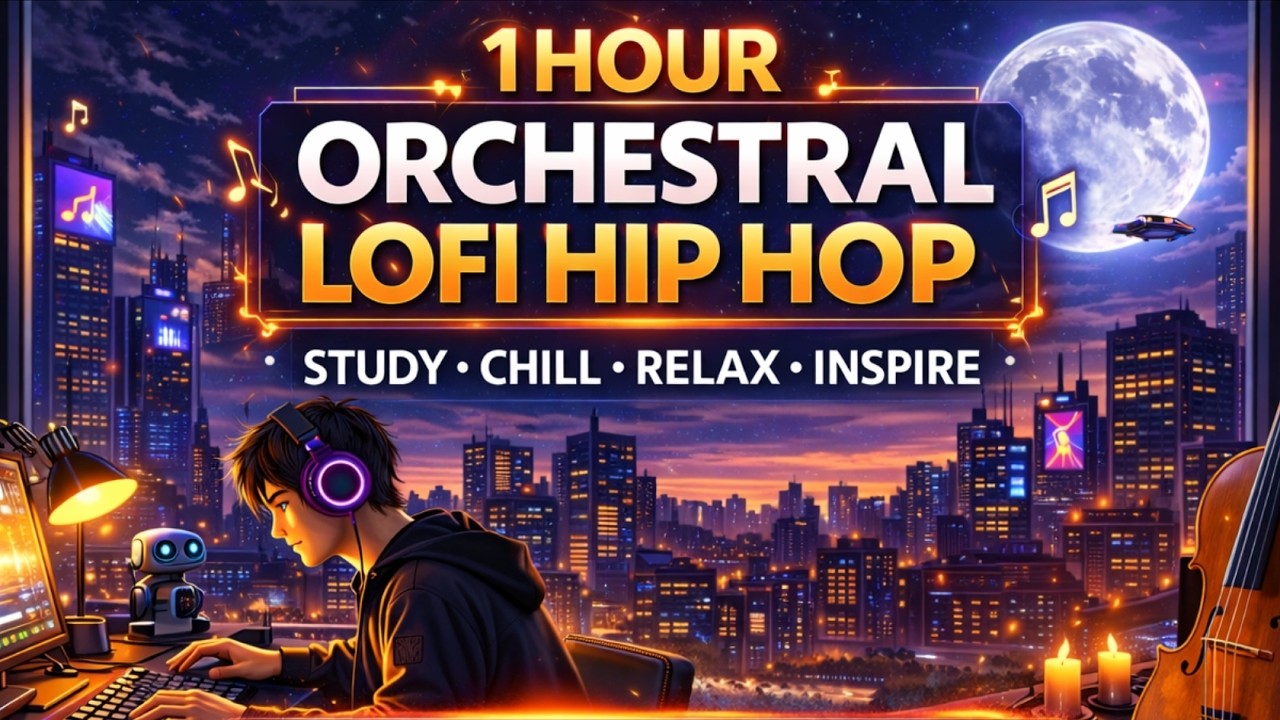 No Distractions — Orchestral LoFi Hip Hop Mix (1 Hour)