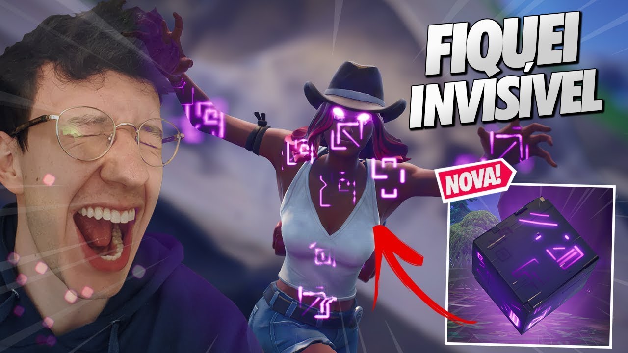APELÃO? NOVA PEDRA DE FICAR INVISÍVEL NO FORTNITE