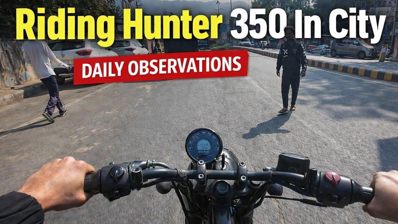 Hunter 350: The Perfect City Commuter? Daily observation #djiaction4