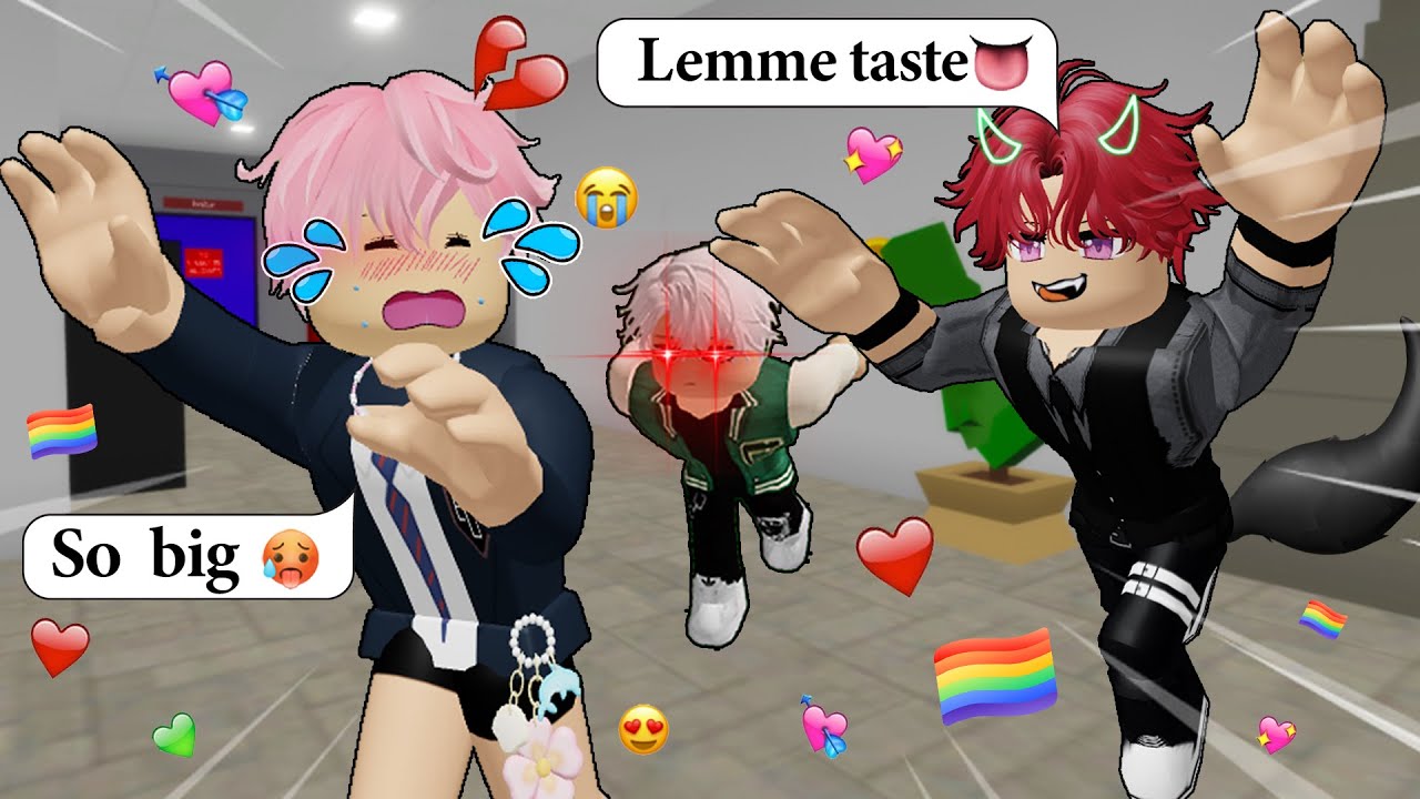 Гей-история Roblox 💖 Два горячих школьника, одержимых мной (часть 1) 🌈 Специальный выпуск к месяц...