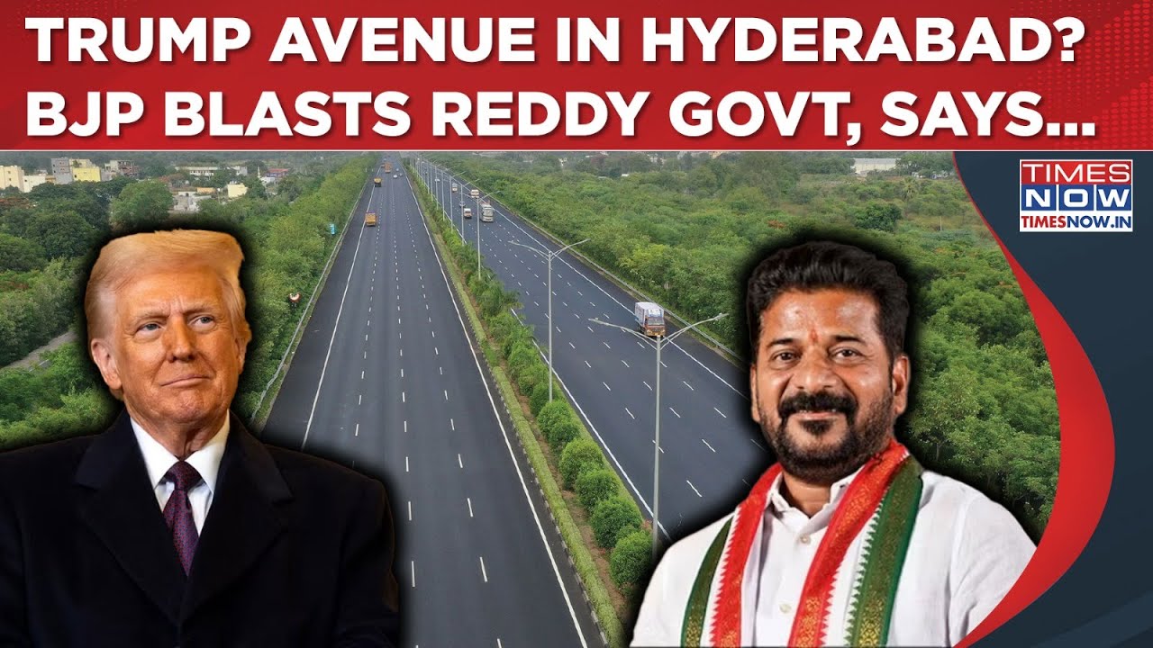 Donald Trump Avenue In Hyderabad? Furious BJP Blasts CM Reddy-Led Telangana Govt's Plans, Says...
