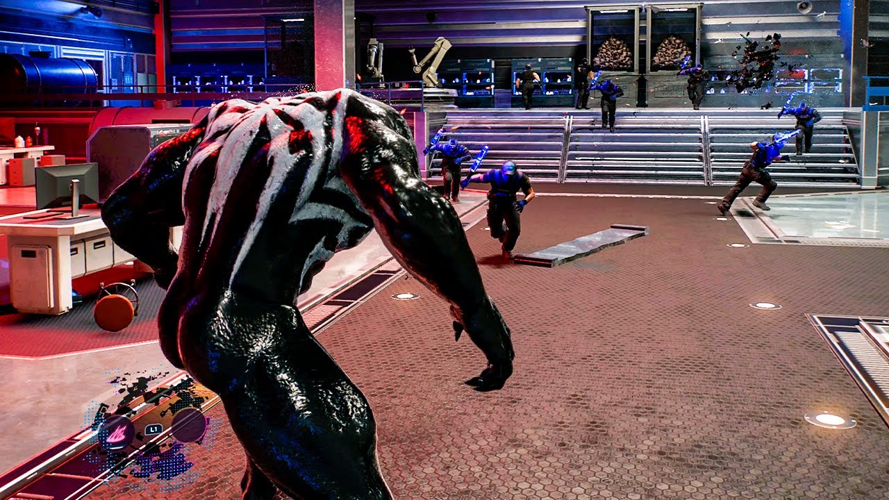 Playing as Venom in Marvel's Spider-Man 2 (2023)