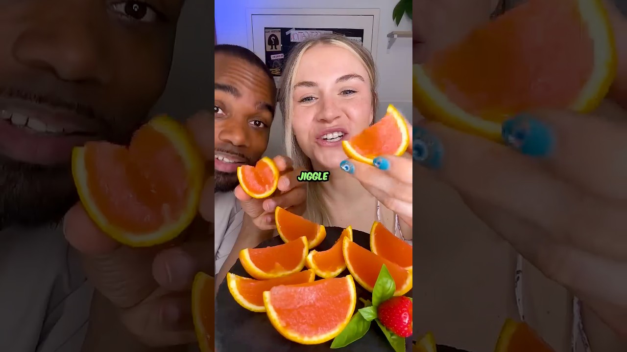 We Made STRAWBERRIES Twerk!? 😳🍓🍊 #shorts