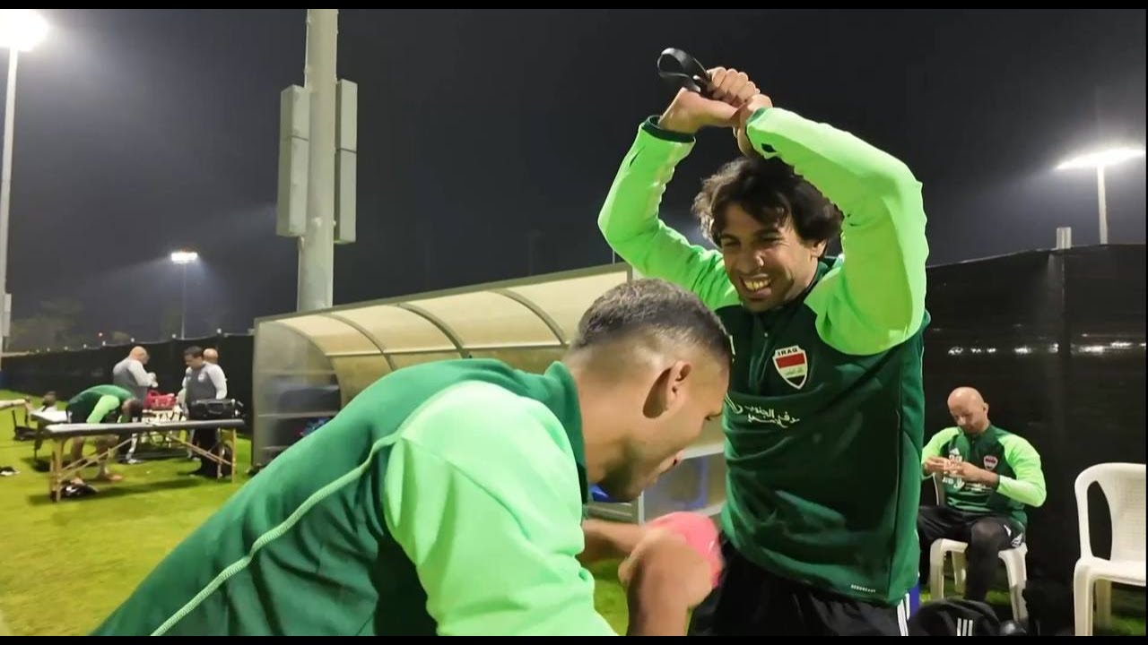 المنتخبُ الوطنيّ يجري وحدةً تدريبيةً مسائيةً في أبو ظبي، وبمشاركة 26 لاعباً.