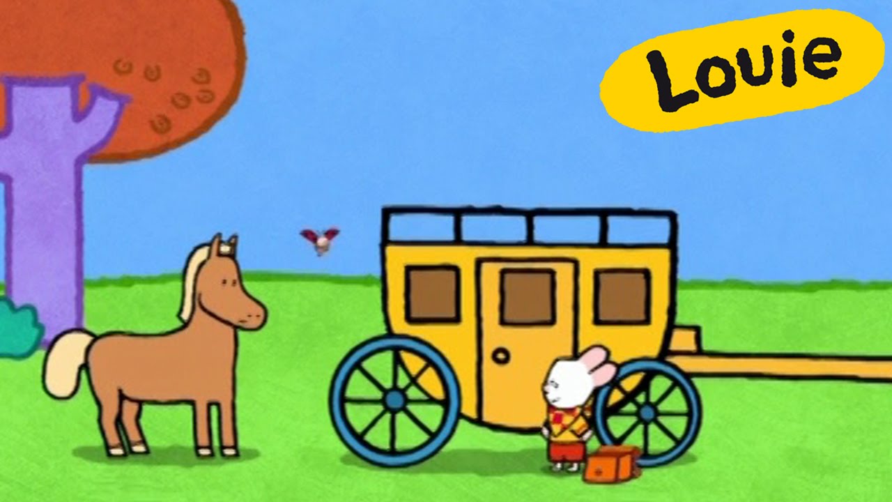 Kutsche - Louie, mal mir eine Kutsche | Lebendige bildungs malen für kinder