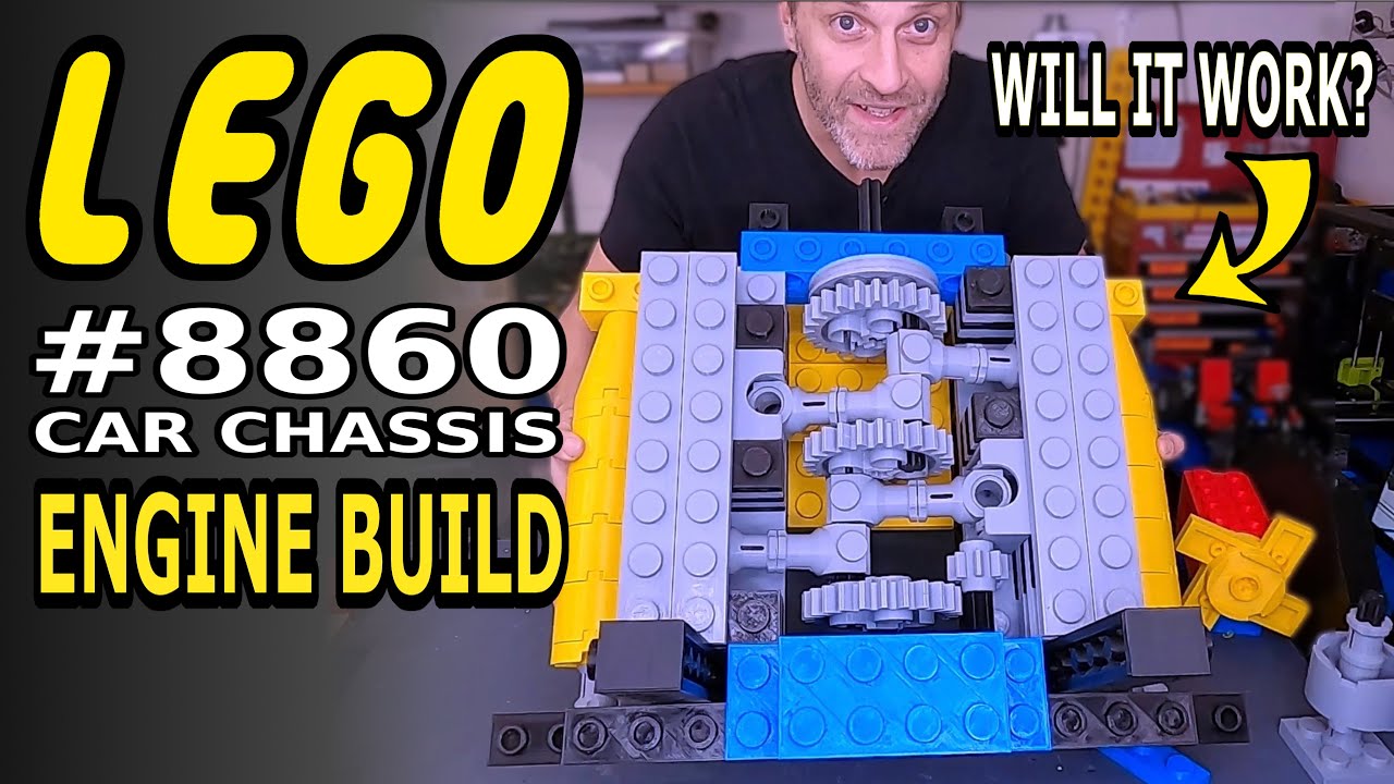 Гигантский двигатель 1980-х годов, вдохновлённый Lego, напечатанный на 3D-принтере — Mantis Hacks