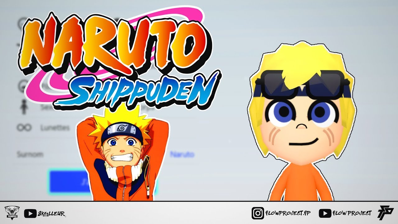 NARUTO MII TUTORIAL - Nintendo Switch