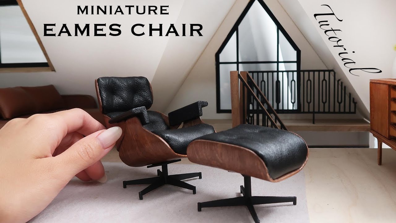 Miniature Tutorial - Eames Lounge Chair