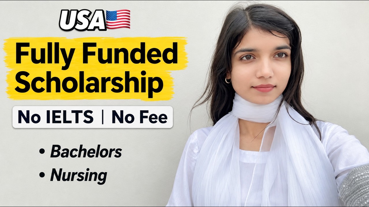 USA🇺🇸 Fully Funded Scholarship 2027 No IELTS & No Application Fee