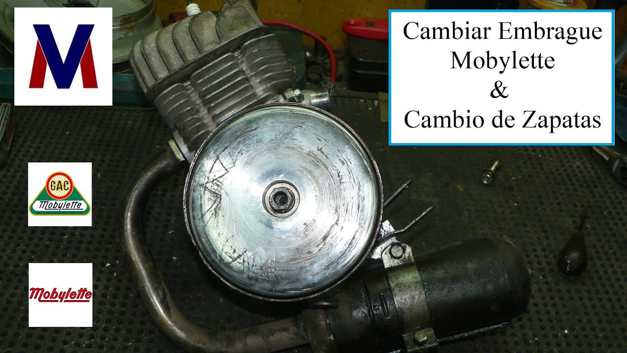 Cambiar Embrague Mobylette & Cambio de Zapatas