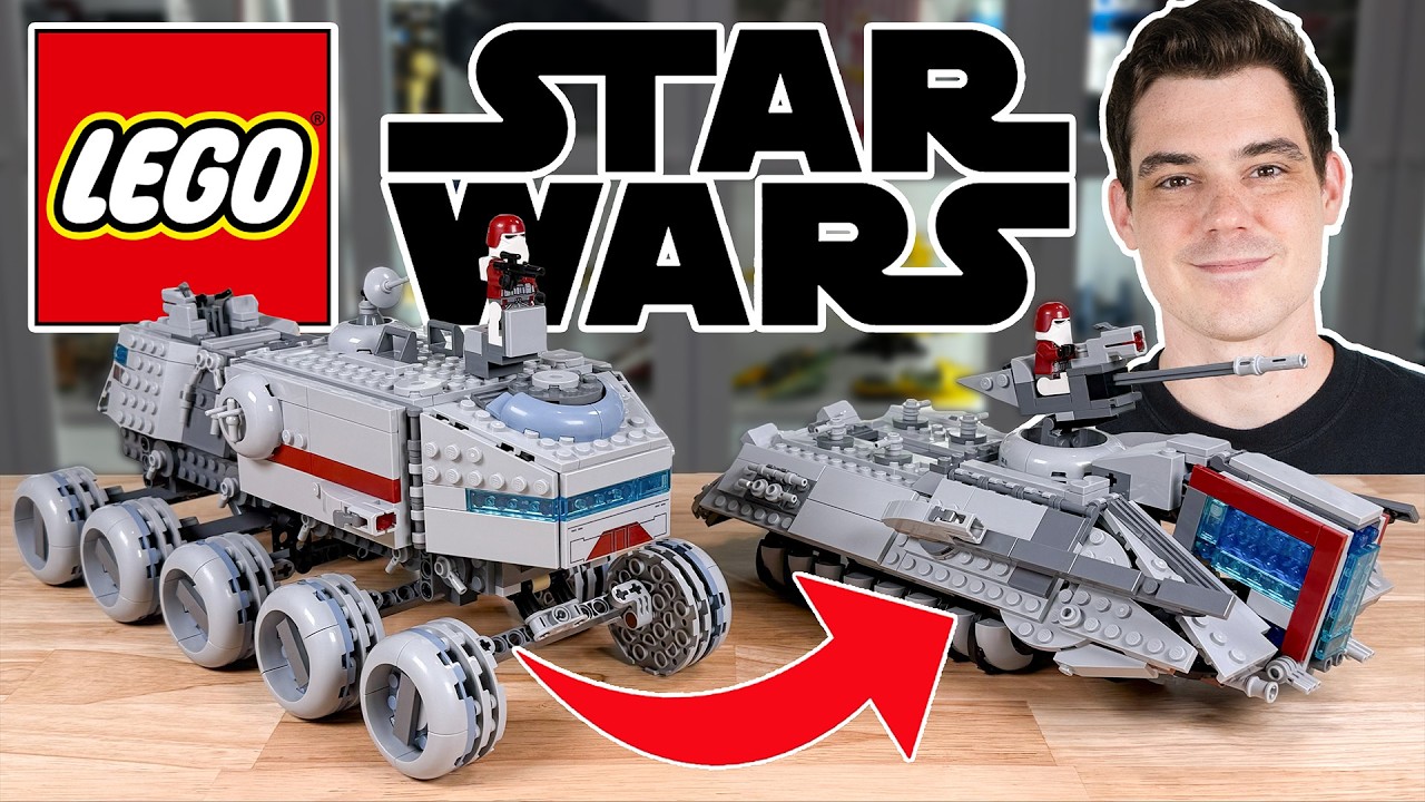 LEGO Star Wars 2025 CLONE TURBO TANK Alternate Builds! (UT-AT & SENATE DUEL)