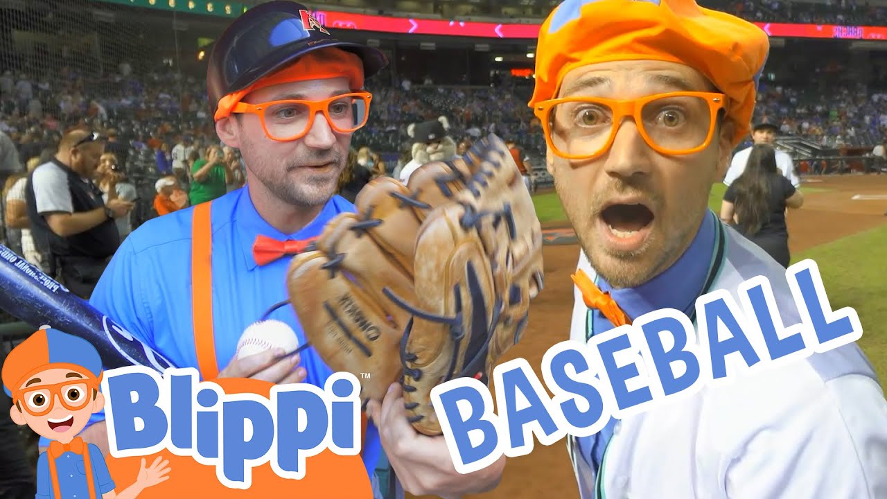 Blippi at the Baseball Stadium | Sports & Outdoor Activities for Kids | Educational Videos for Kids