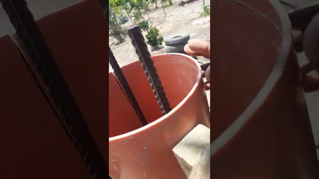 Como hacer tutores de concreto para Pitahaya (parte 04)