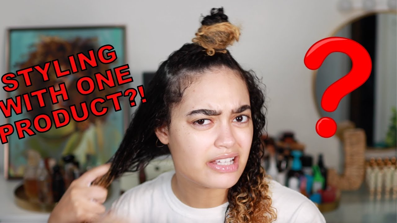 AMAZING Wash N' Go Results With ONE PRODUCT?! // 3C Hair Styling Routine