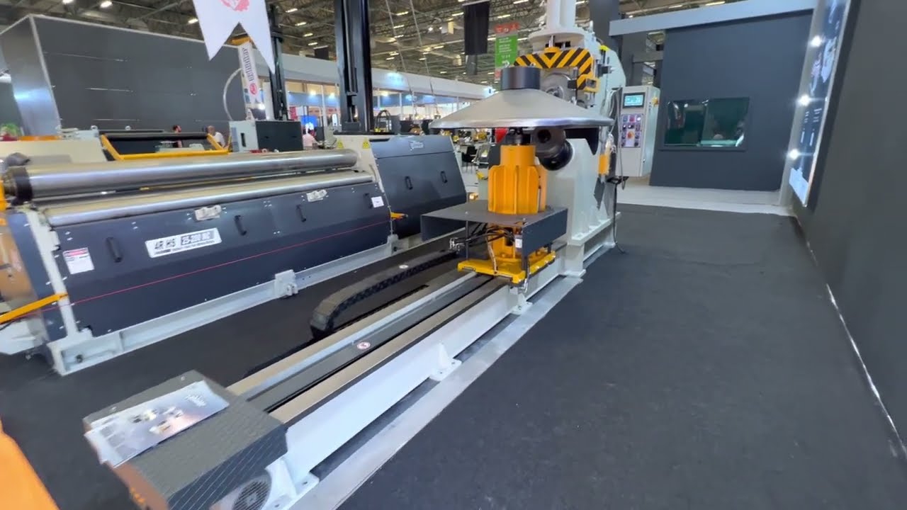 SDK8 tank dish end circular cutting and flanging machine