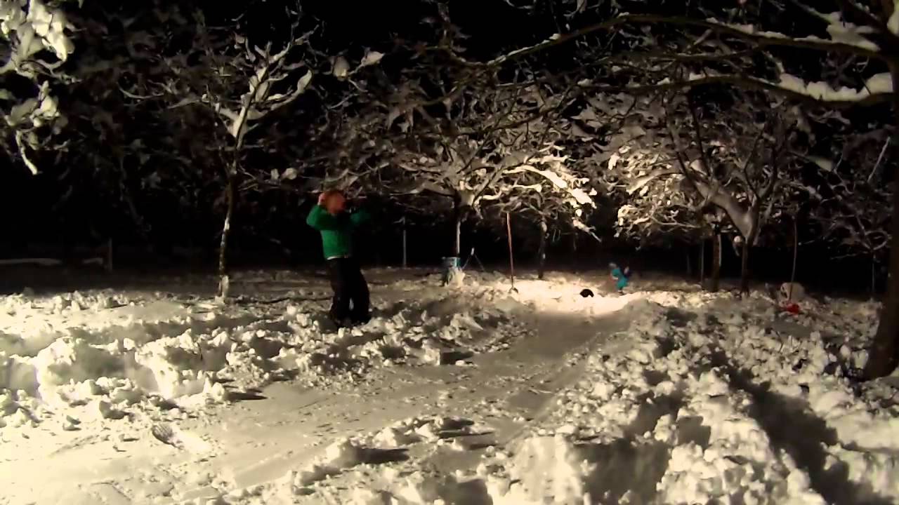 Homemade snowpark session
