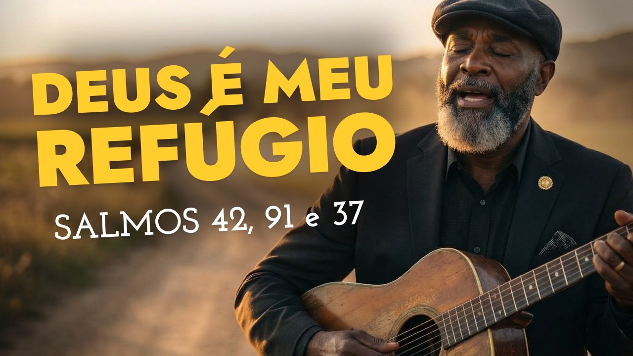 SALMOS 42, 91 e 37 – Oração da Noite Para Dormir em Paz e Sentir a Proteção de Deus (Blues Gospel)