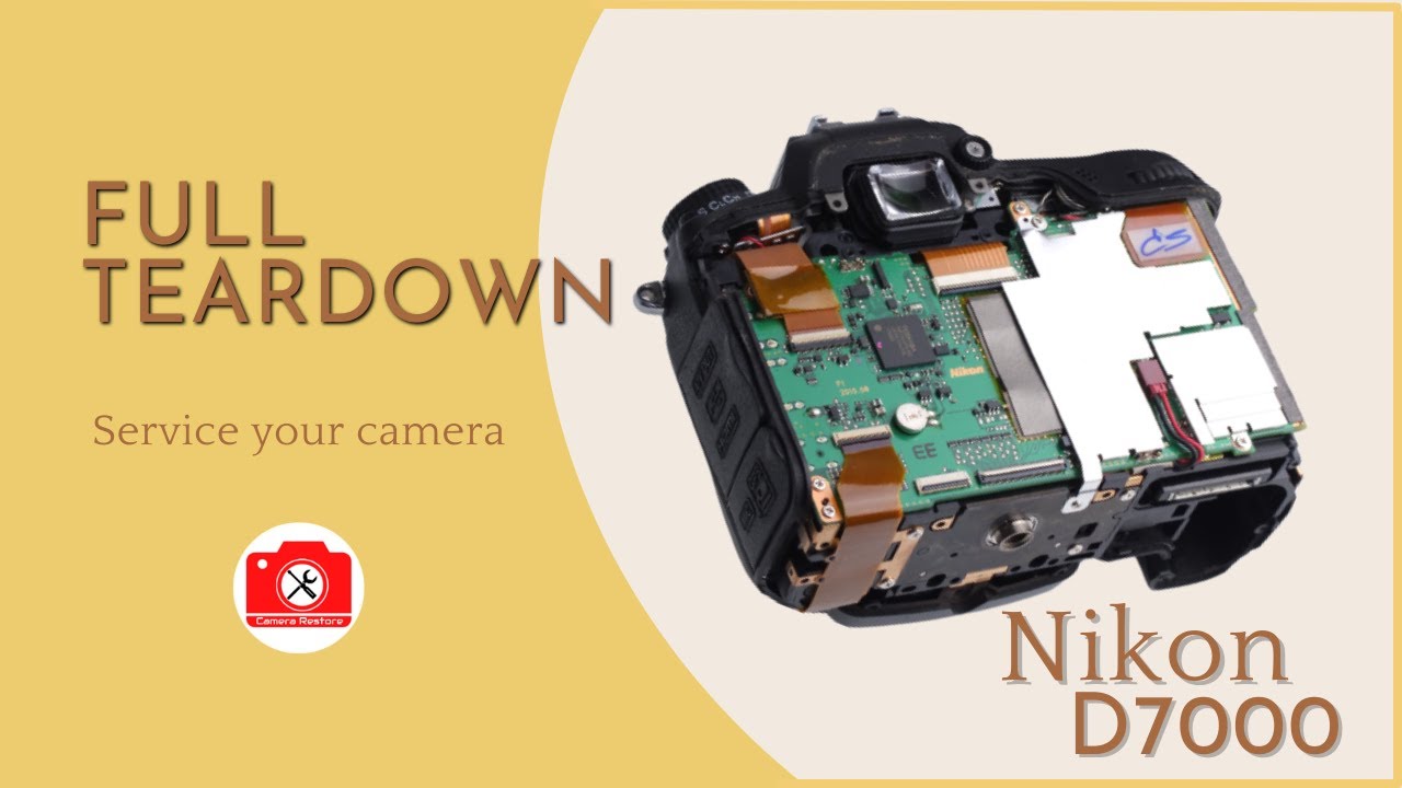 #024 Nikon D7000 Step-by-Step Disassembly - How to Service and Repair