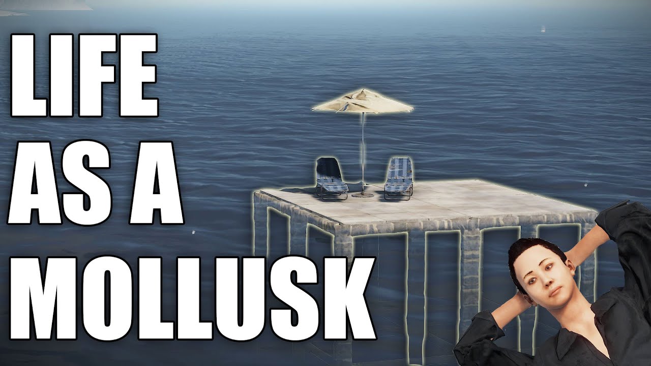 Я построил водную базу в турнире Rust