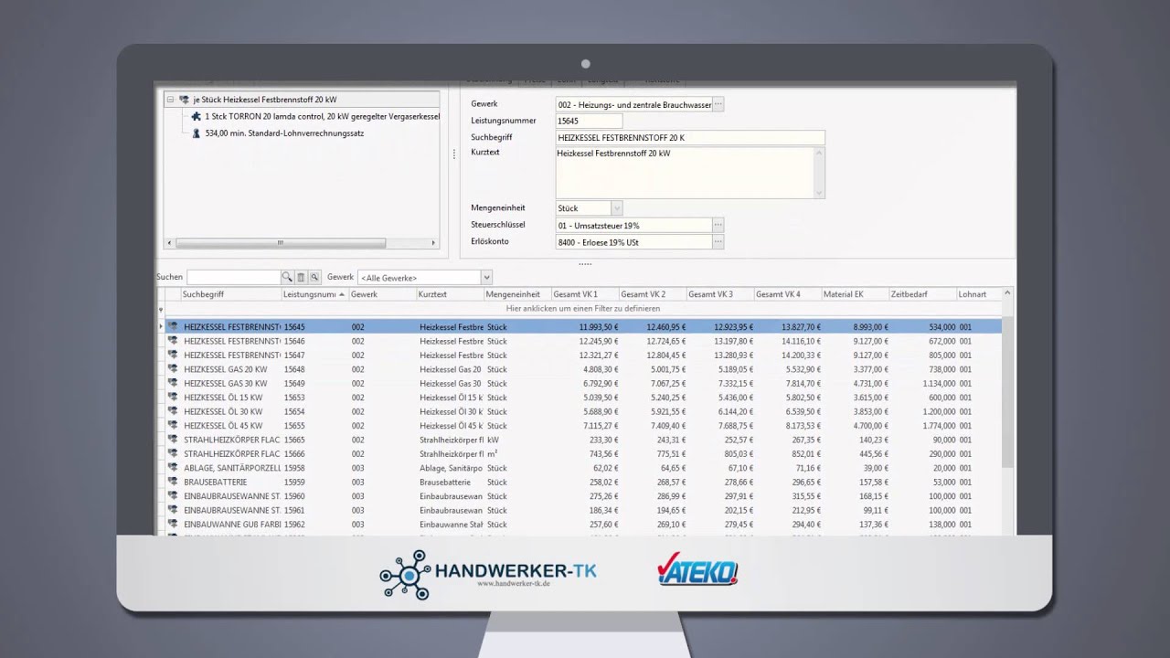 TopKontor Handwerk 6: Funktionen der Handwerkersoftware vorgestellt