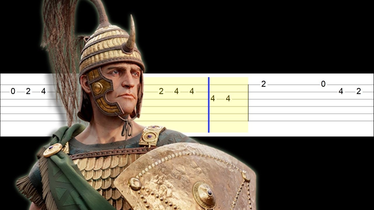 Epic the Troy Saga - Warrior of the Mind (Easy Guitar Tabs Tutorial)
