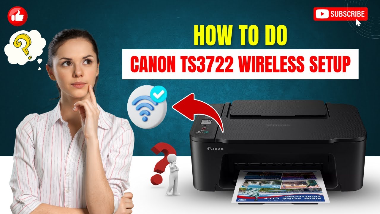 How to Do Canon TS3722 Wireless (WiFi) Setup? | Printer Tales