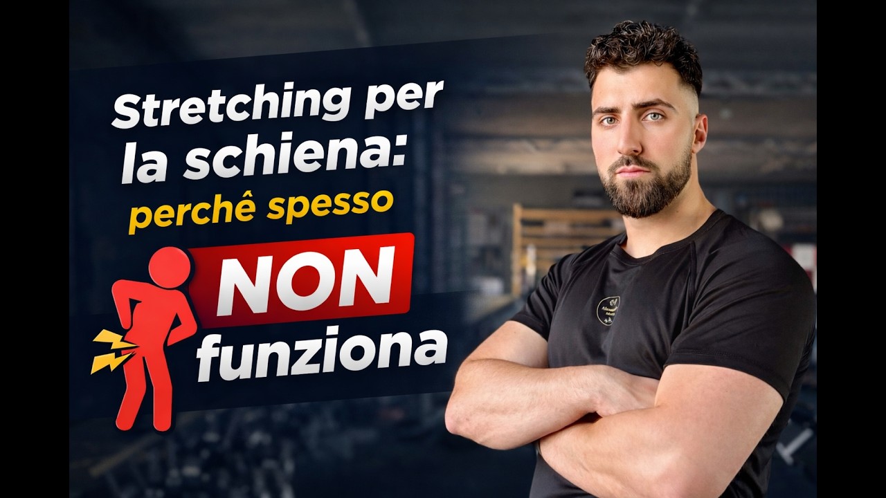 NON fare stretching alla schiena