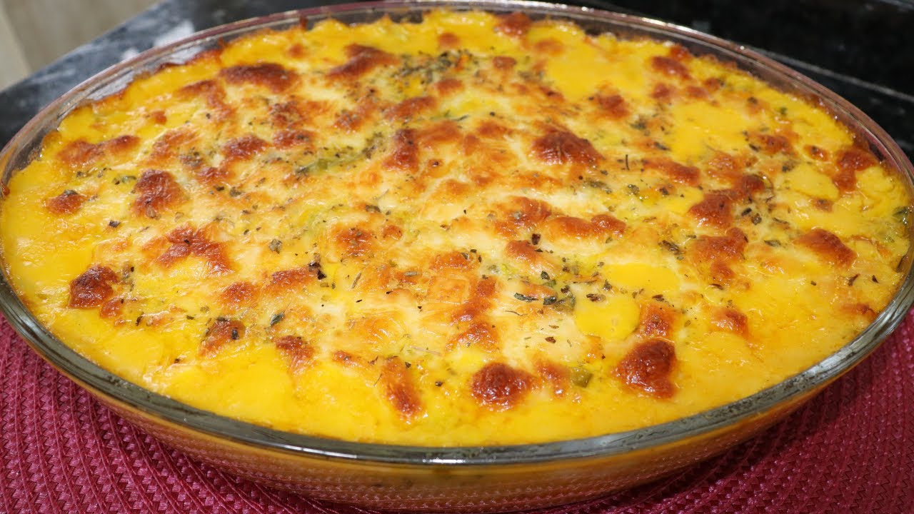 REPOLHO COM CREME DE MILHO VERDE GRATINADO NO FORNO É MUITA GOSTOSURA PARA UMA RECEITA SÓ