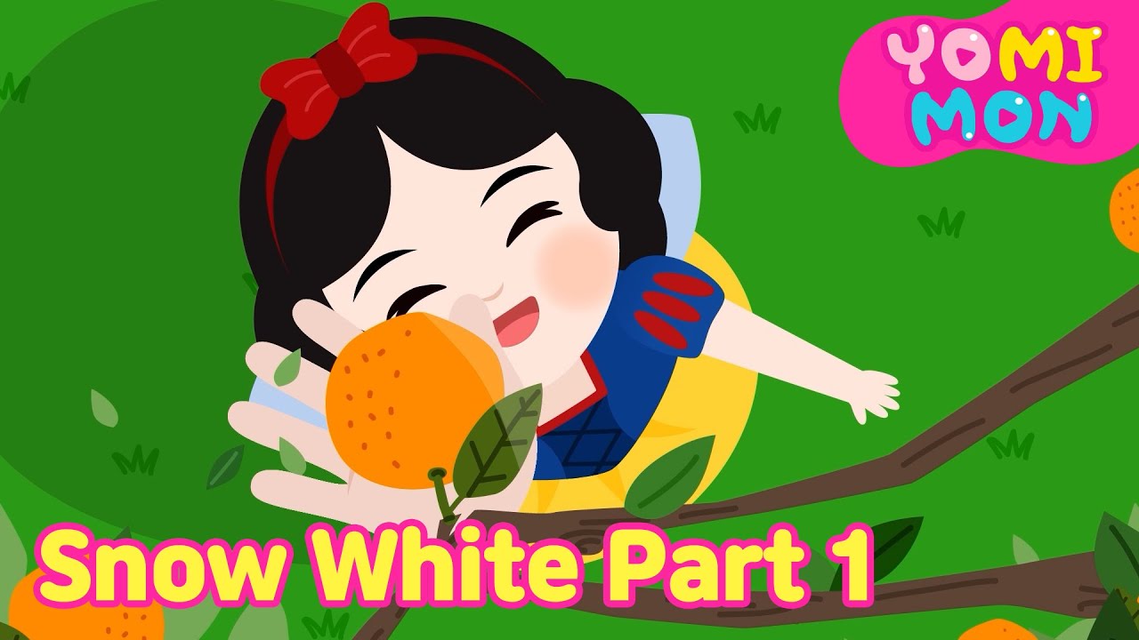 🍎👸🏻Snow White Part 1🤴🏻 l childrens story | a popular fairy tale | Yomimon❣️