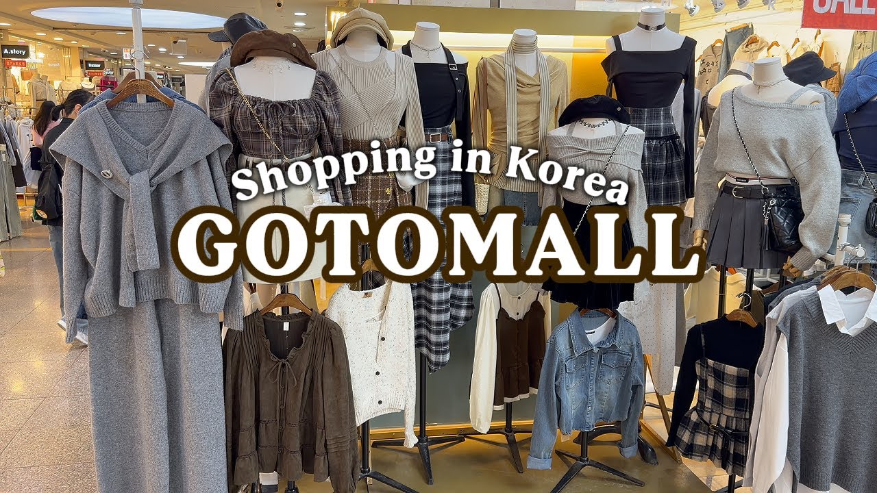 Shopping in Korea Vlog | Gotomall Autumn 2025 Collection | Korean Autumn Fashion Trends 