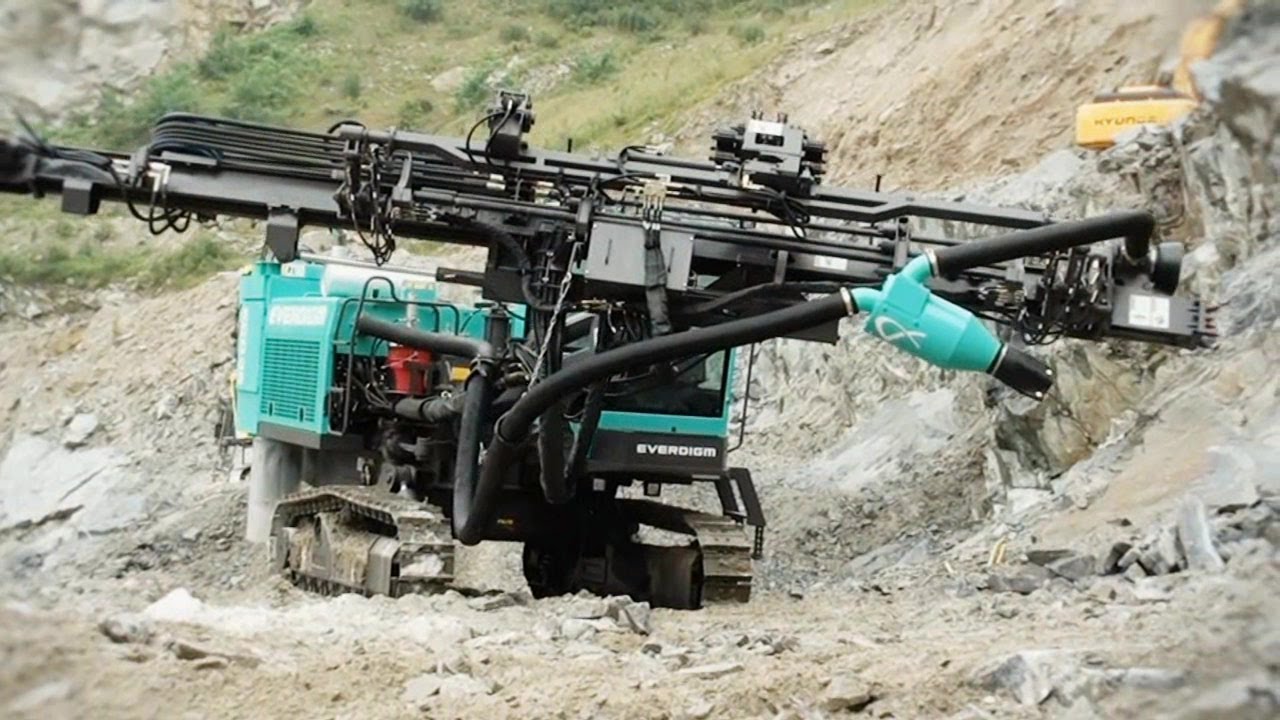 EVERDIGM Top Hammer Drill Rig- Horizontal Drilling