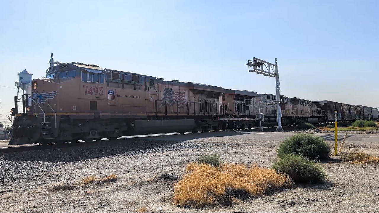 Union Pacific - Davis Ave Pixley Ca #train #unionpacific