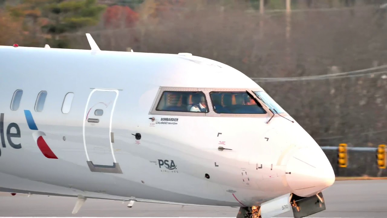 Sunset CRJ-900 Takeoff @MHT