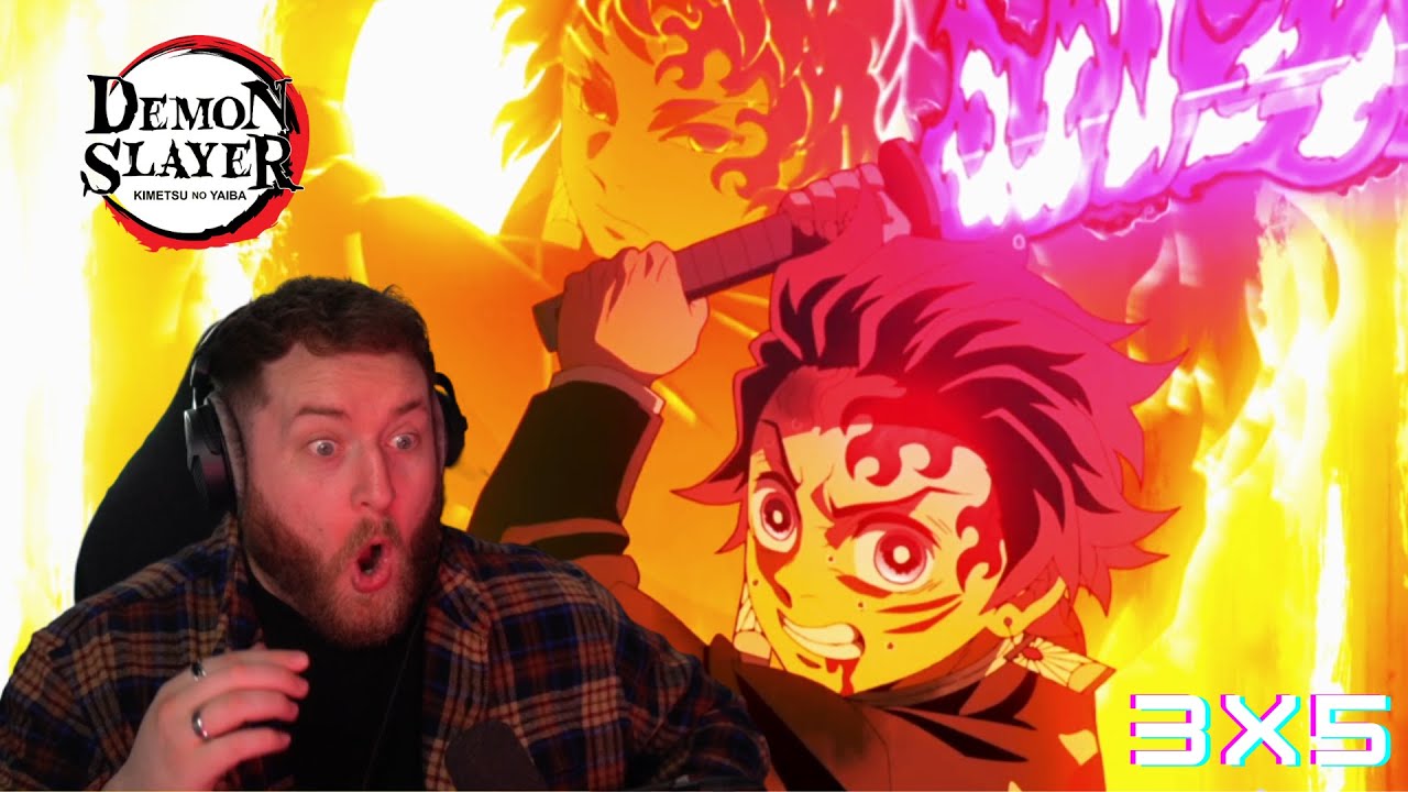 SUN HALO DRAGON!! Demon slayer season 3 episode 5 reaction