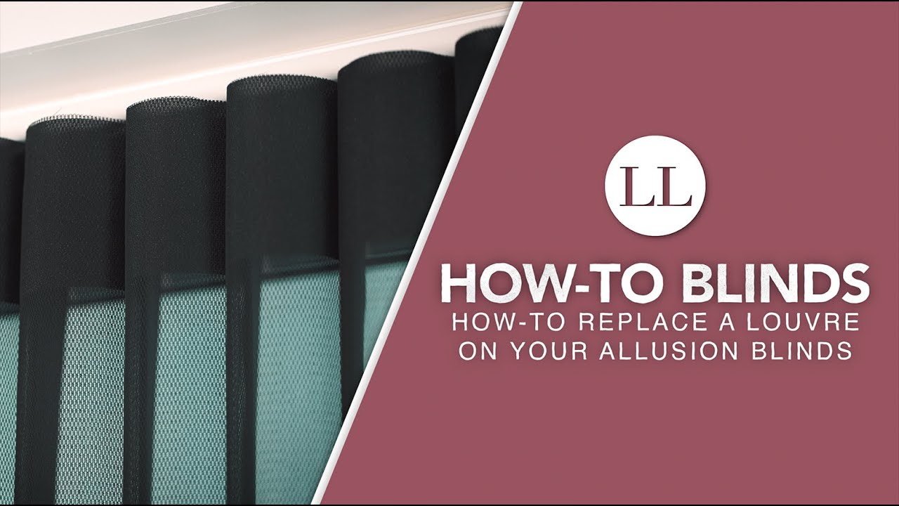 How to Replace a Louvre in Your Allusion® Blind | How-To Blinds