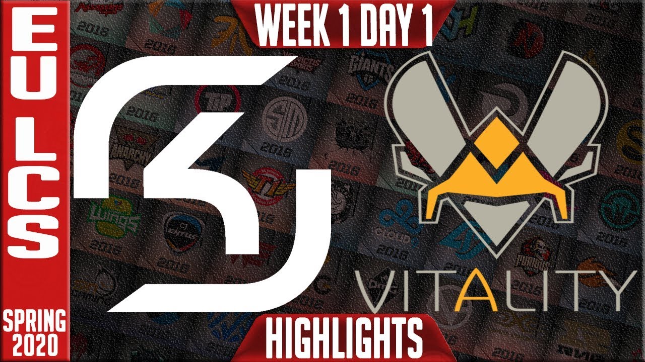SK vs VIT Highlights | LEC Spring 2020 W1D1 | SK Gaming vs Team Vitality
