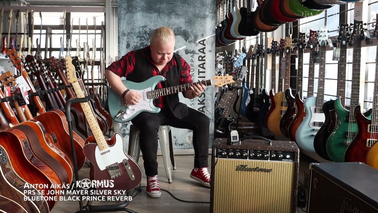Anton Äikäs, PRS SE John Mayer Silver Sky ja Kaksi Kitaraa Soitinkauppa