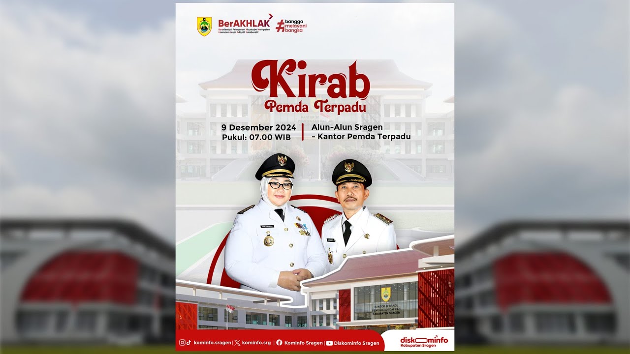 LIVE - Peresmian Kantor Terpadu Pemerintah Daerah Kabupaten Sragen - 9 Desember 2024