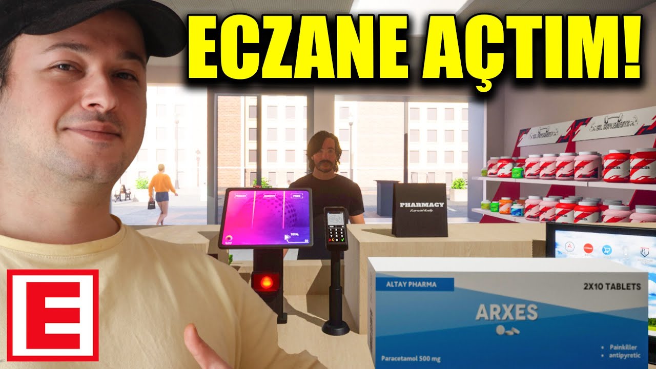 ECZANE AÇTIK! BÜTÜN MAHALLEYE İLAÇ SATIYORUZ(EFSANE OYUN) Pharmacy Simulator #1